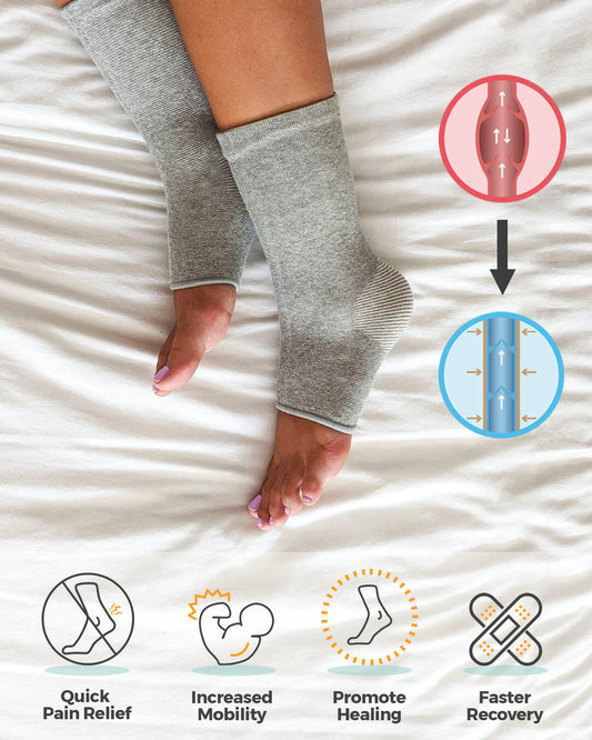 Bamboo Compression Ankle Sleeve